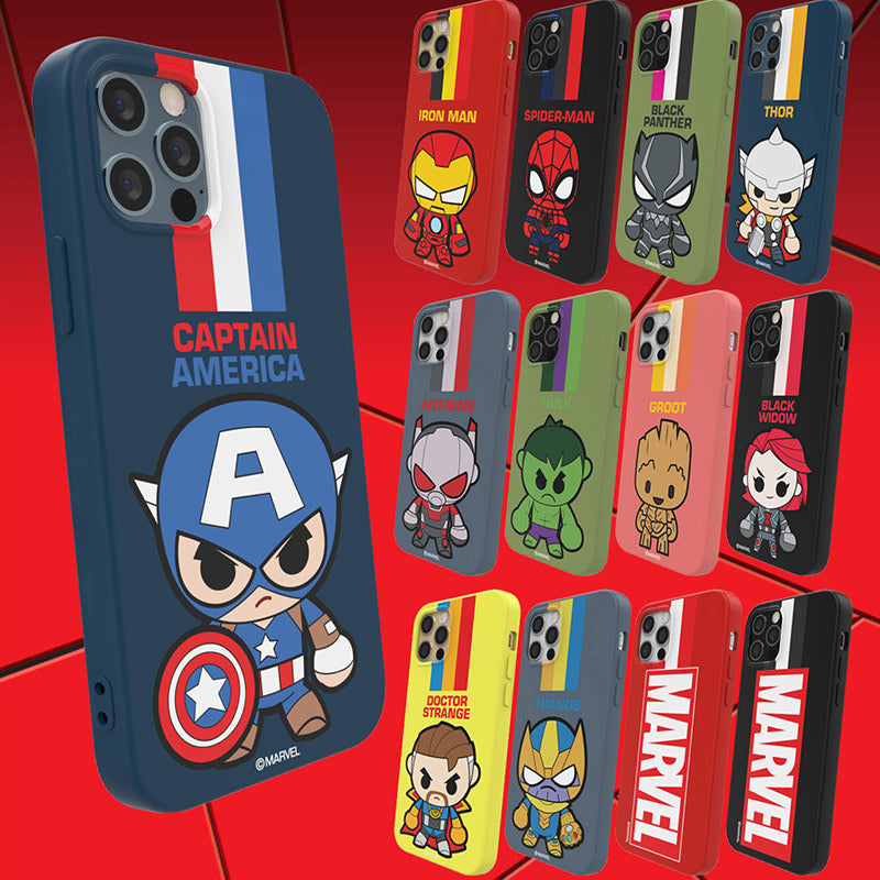 Marvel Mini Heroes Liquid Silicone Soft Case Cover