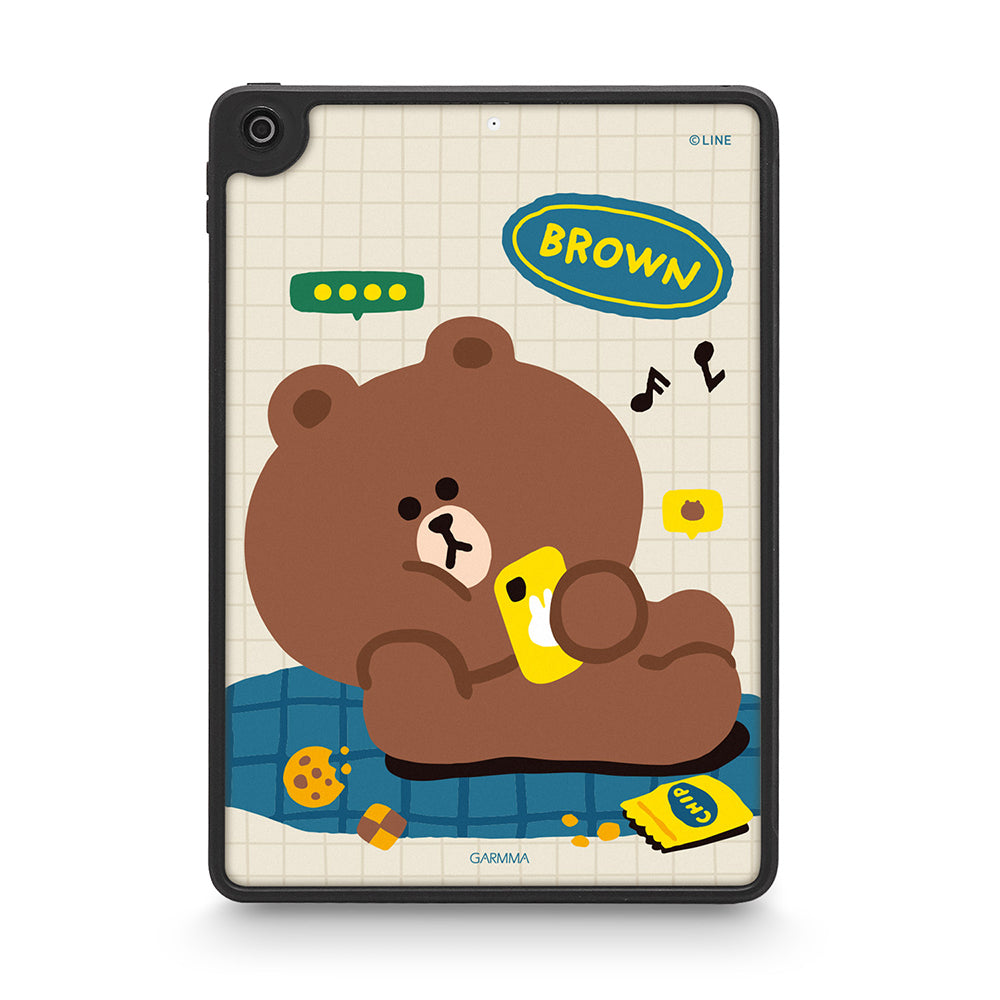 GARMMA Line Friends Shockproof Back Cover Case for Apple iPad