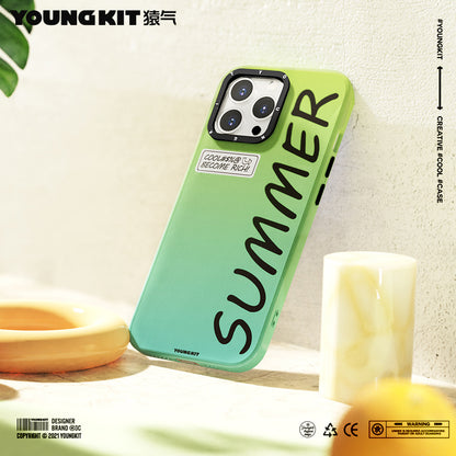 YOUNGKIT Summer Slim Thin Matte Anti-Scratch Back Shockproof Cover Case