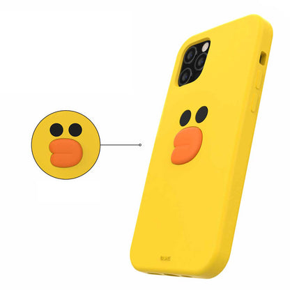 Line Friends Face Shockproof 3D Silicone Case Cover