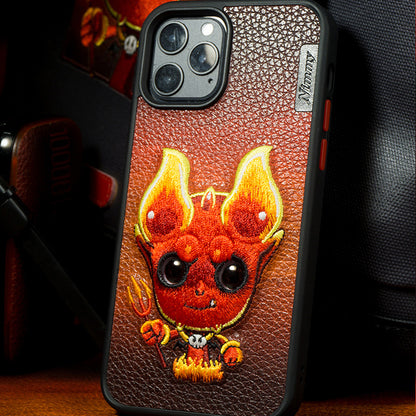 Nimmy Q Little Monster Embroidery Case Cover
