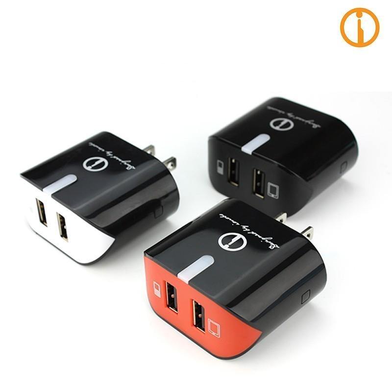 iMOBO Dual USB Port Charger Travel Adapter - Armor King Case