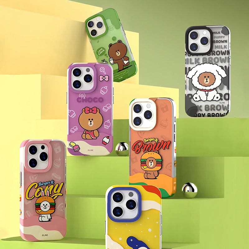 Line Friends IMD All-inclusive Shockproof Protective Case Cover
