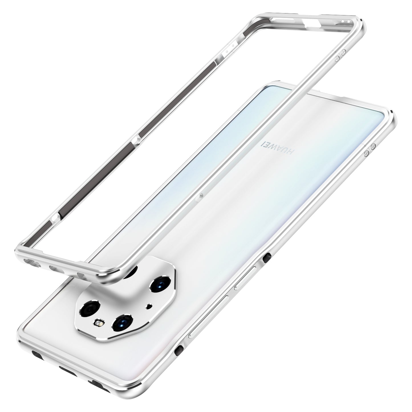 iy Aurora Sword Lens Protector Bicolor Aluminum Bumper Case for Huawei Mate 40 Pro