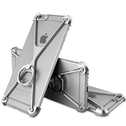 Oatsbasf Aviation X Frame Aluminum Metal Bumper Ring Holder Case for Apple iPhone 8 Plus/7 Plus