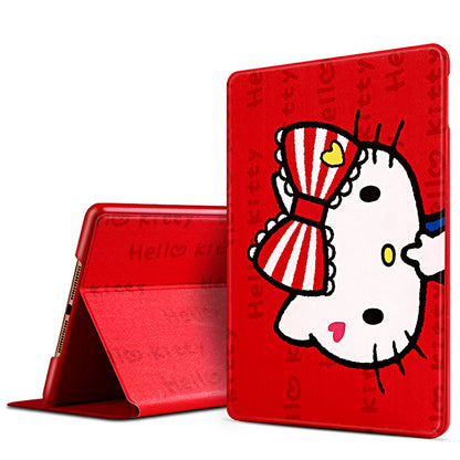 X-Doria Hello Kitty Silk Texture Auto Sleep Folio Stand Leather Case for Apple iPad
