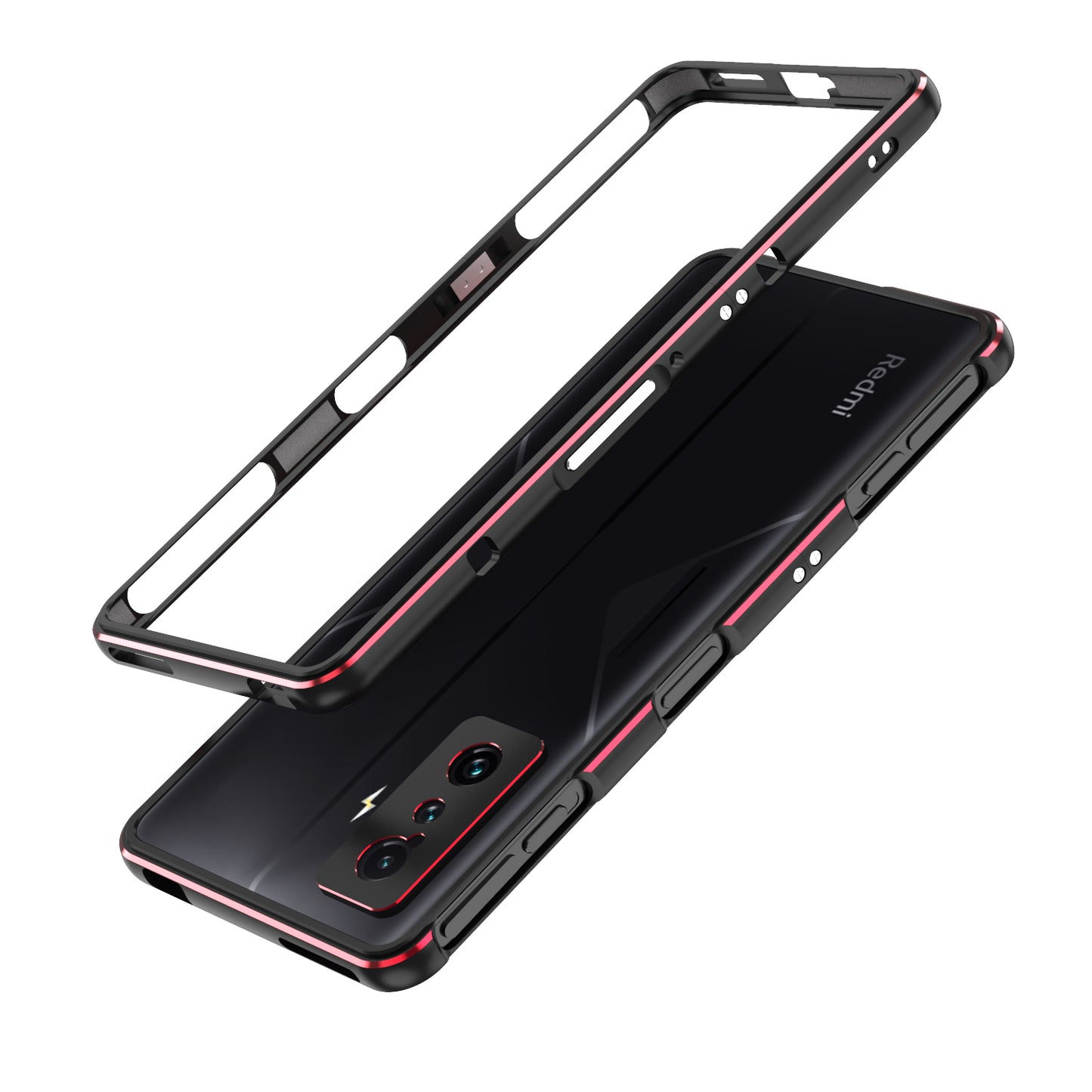 iy Aurora Sword Lens Protector Bicolor Aluminum Bumper Case for Xiaomi Redmi K50 series | Poco F4 GT | Xiaomi 12T