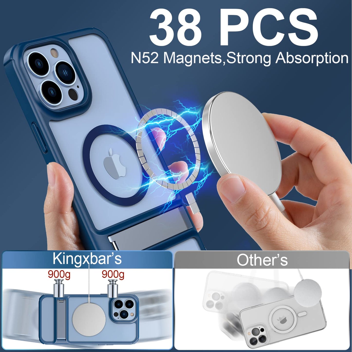 PQY Shield Magnetic MagSafe Shockproof Case Cover