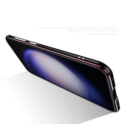 iy Aurora Sword Lens Protector Bicolor Aluminum Bumper Case for Samsung Galaxy S23 series