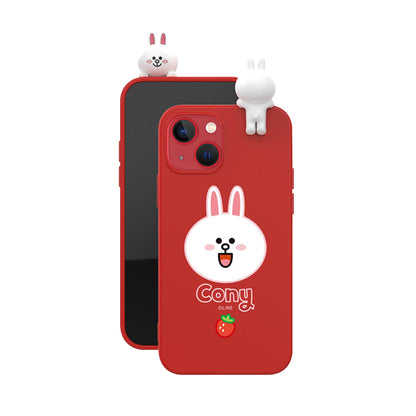 Line Friends Figure Shockproof 3D Silicone Case Cover