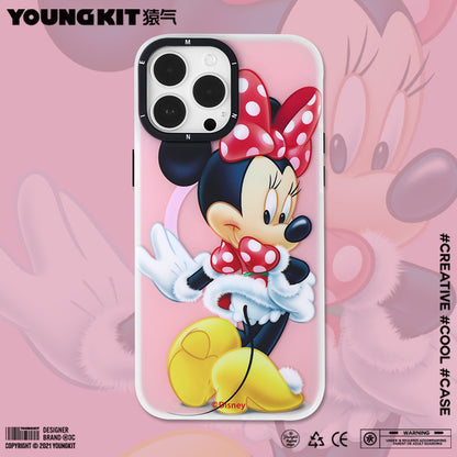 YOUNGKIT Disney MagSafe Slim Thin Matte Anti-Scratch Back Shockproof Cover Case
