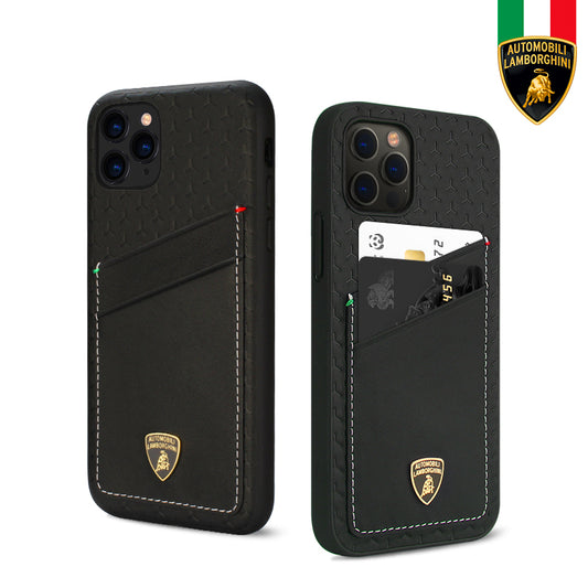 Lamborghini Leather Phone Case - Aventador D10