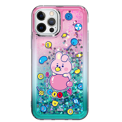 BT21 Jelly Candy Bling Aqua Case Cover
