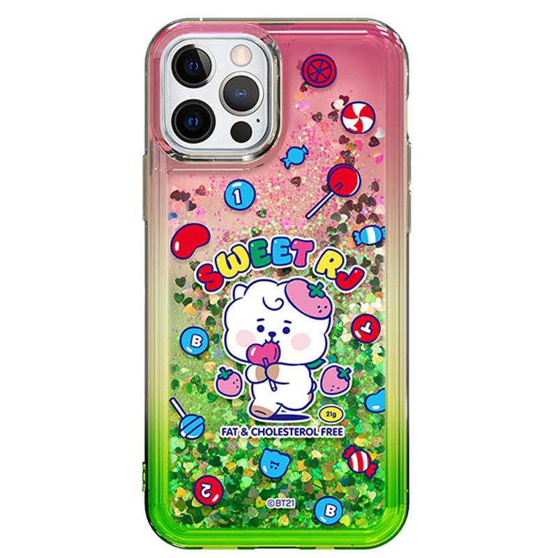 BT21 Jelly Candy Bling Aqua Case Cover Armor King Case BT21 Jelly Candy Bling Aqua Case Cover Armor King Case