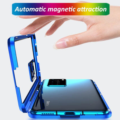 GINMIC Sword Magnetic Aluminum Metal Bumper Camera Lens Protection Front+Back Tempered Glass Case Cover - Armor King Case
