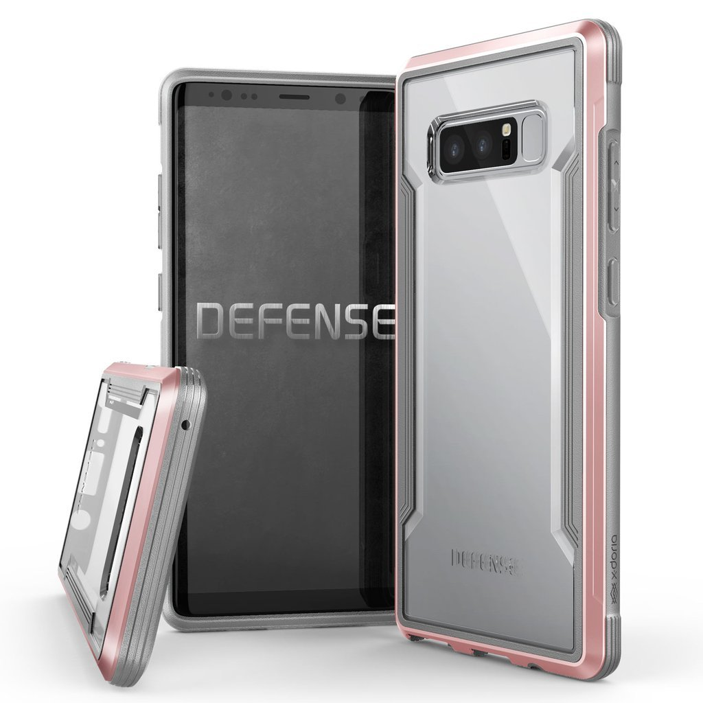 X-Doria Defense Shield Military Grade Anodized Aluminum TPU+PC Durable Case Cover for Samsung Smartphones