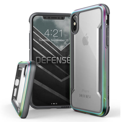 X-Doria Defense Shield Military Grade Anodized Aluminum TPU+PC Durable Case Cover for Apple iPhone