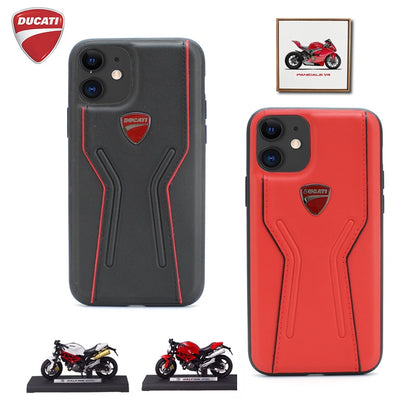 Ducati Superbike D6 Genuine Leather Hard Back Cover Case