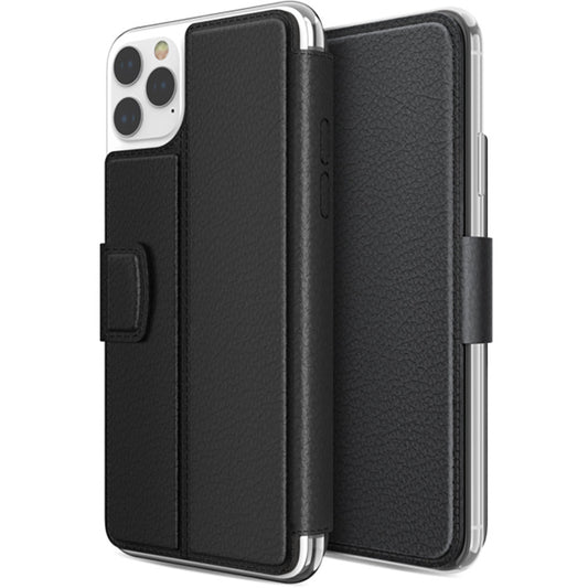 X-Doria Folio Air Slim Folio Folding Flip Leather Wallet Case Cover with Kickstand for iPhone 11 series