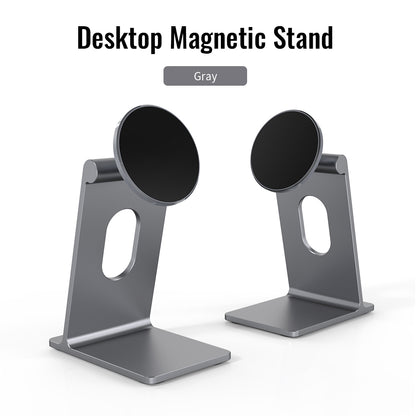 R-Just Square Magnetic Stand Aluminum Alloy Desktop Bracket