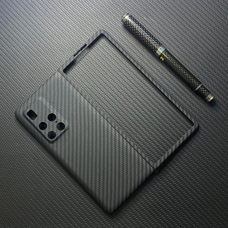 Oatsbasf Luxury Pure Carbon Fiber Case for Huawei Mate X3 / X2 / Xs 2 / Xs