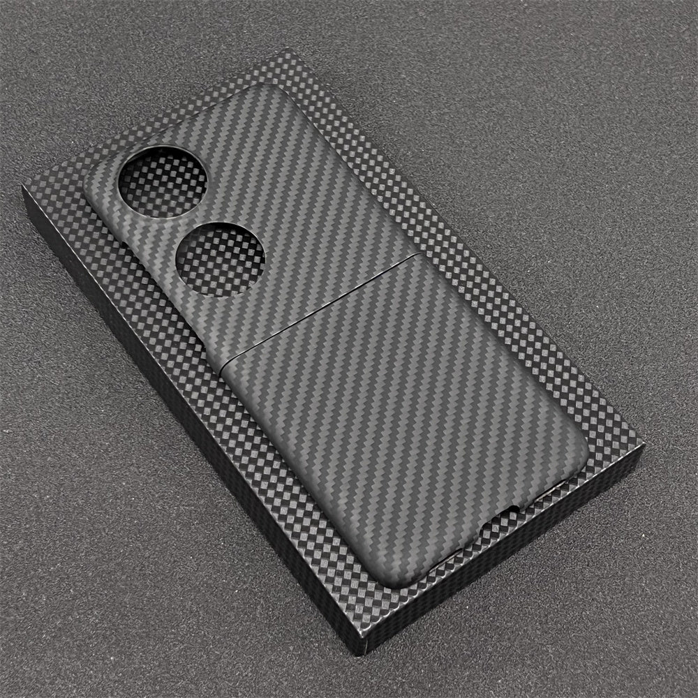 Oatsbasf Luxury Pure Carbon Fiber Case for Huawei P60 Pocket / P50 Pocket