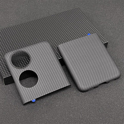 Oatsbasf Luxury Pure Carbon Fiber Case for Huawei Pocket series Smartphones