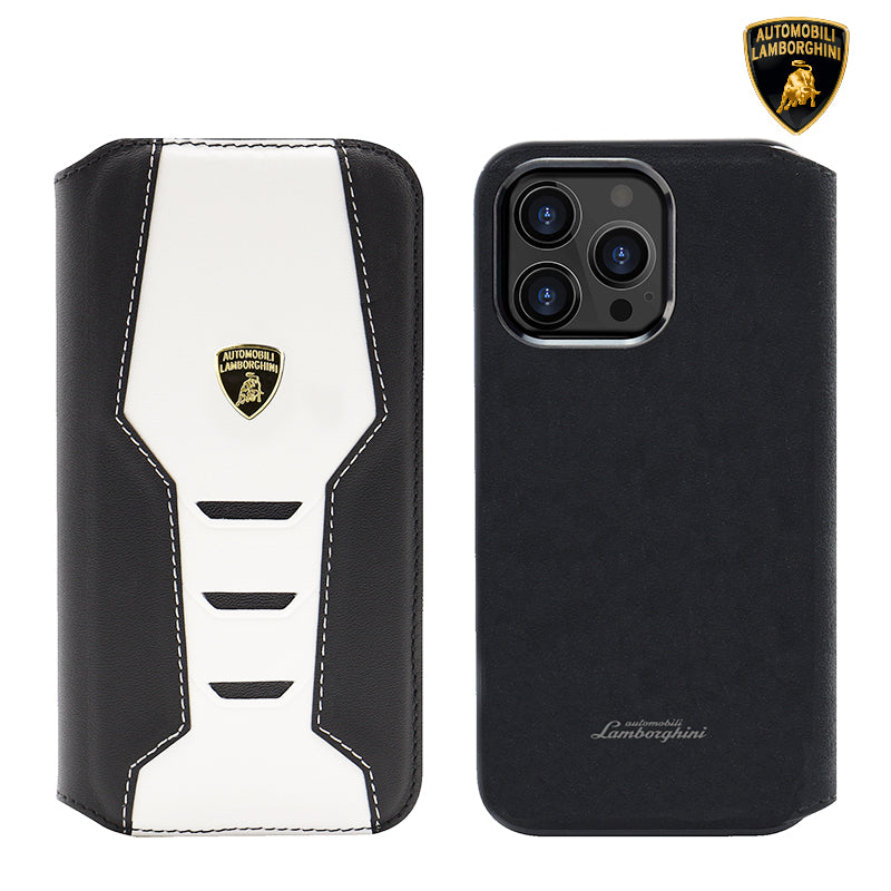 Lamborghini Leather Folio Phone Case - Huracan D16