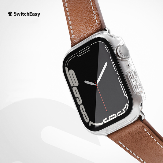 SwitchEasy Hybrid Tempered Glass Apple Watch Case