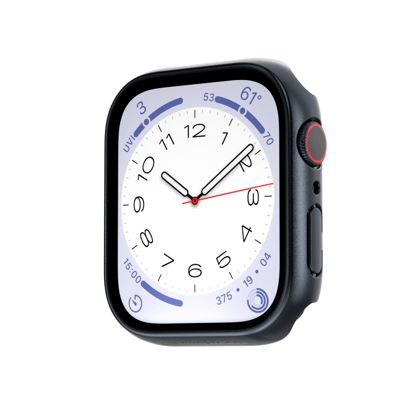SwitchEasy Tempered Glass Hybrid Apple Watch Case