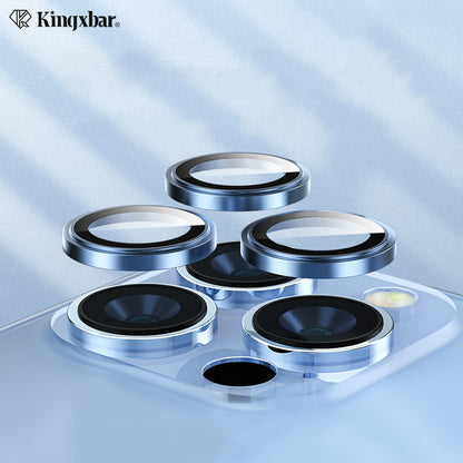 KINGXBAR Sapphire Tempered Glass Film Camera Lens Protector with Auto-alignment Kit