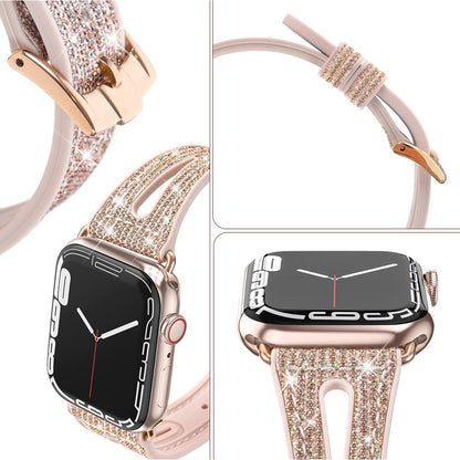 KINGXBAR Chameleon Bling Strap Glitter Glitter Watch Band for Apple Watch