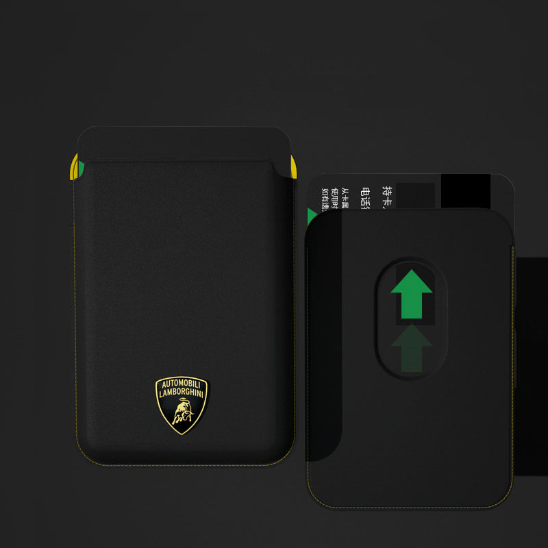 Lamborghini Leather Wallet with MagSafe - Urus D8