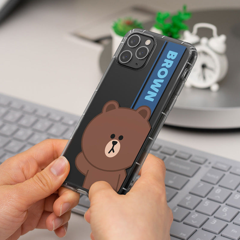 Line Friends Air Cushion Shockproof Soft Back Cover Case