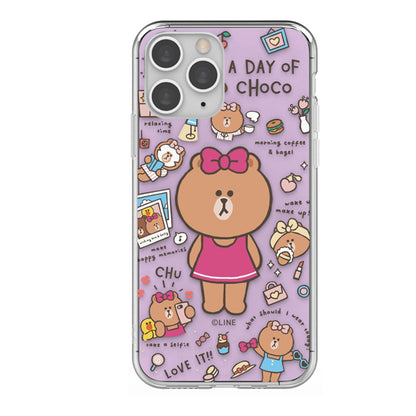 Line Friends Play Doodle IMD Dual Layer Jelly Case Cover