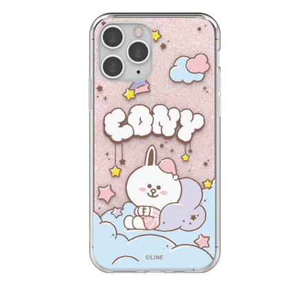 Line Friends Dreamy Night IMD Dual Layer Jelly Case Cover