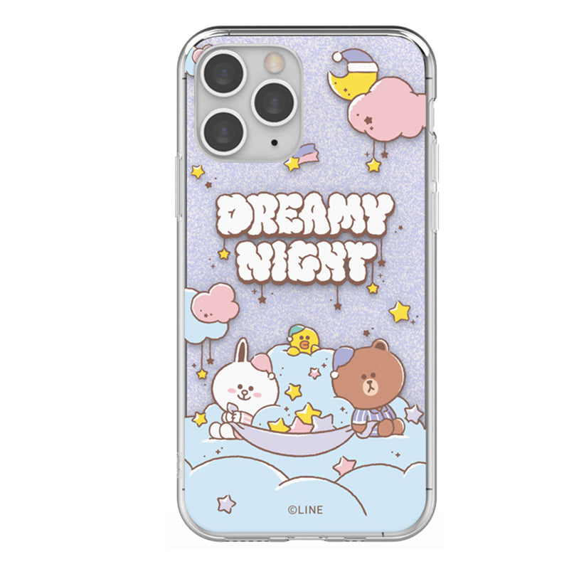 Line Friends Dreamy Night IMD Dual Layer Jelly Case Cover – Armor King Case Line Friends Dreamy Night IMD Dual Layer Jelly Case Cover – Armor King Case
