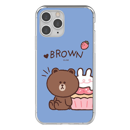 Line Friends Petit Sweets IMD Dual Layer Jelly Case Cover