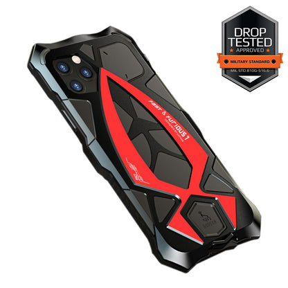 Luphie Roadster Sports Car Water-resistant Shockproof Heavy Duty Metal Case Cover