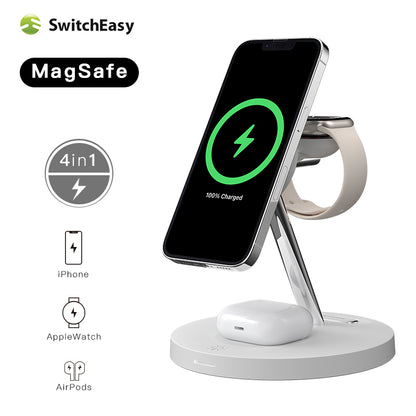SwitchEasy MagPower 4-in-1 Magnetic Wireless Charging Stand