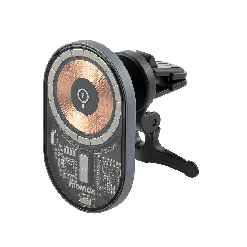 MOMAX Q.Mag Mount 3 15W Magnetic Wireless Charging Car Mount