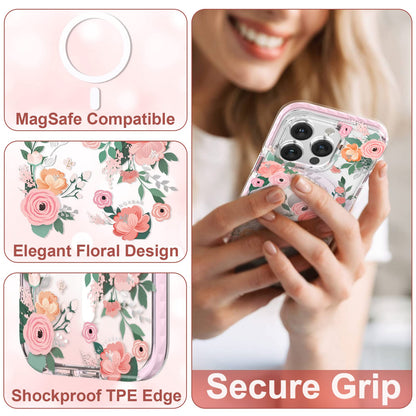 KINGXBAR Flora Magnetic MagSafe Shockproof Case Cover