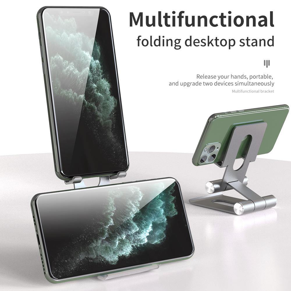 R-Just Aluminum Alloy Dual Axis Bracket Folding Destop Stand - Armor King Case