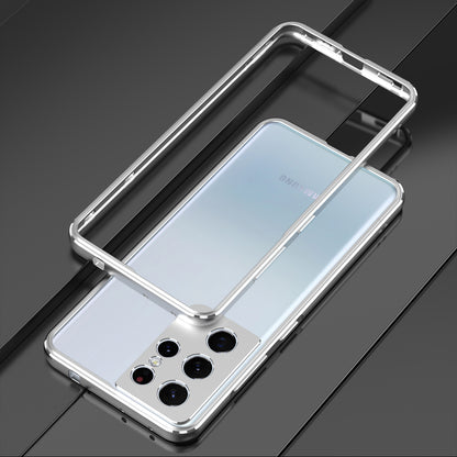 iy Aurora Sword Lens Protector Bicolor Aluminum Bumper Case for Samsung Galaxy S21 Ultra