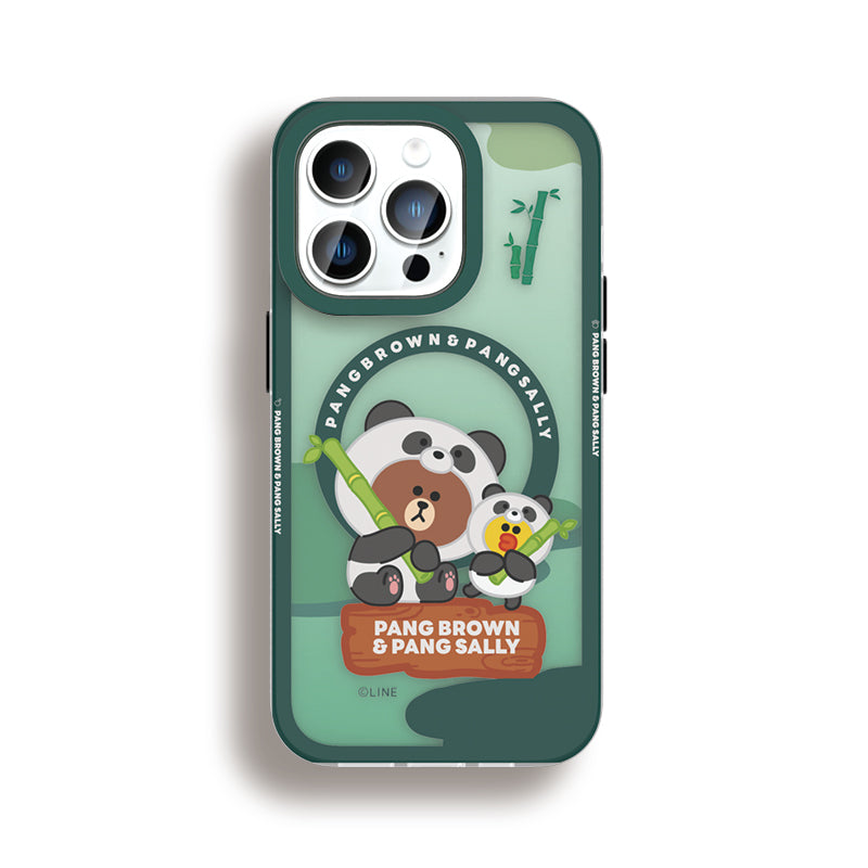 Line Friends Brown MagSafe Anti-Scratch Back Shockproof Cover Case