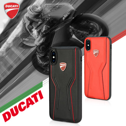 Ducati Superbike D6 Genuine Leather Hard Back Cover Case