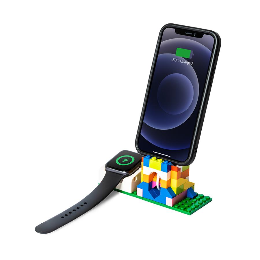 SwitchEasy BLOCKS Customizable Dock Building Stand Charger Dock Holder for Apple Watch & iPhone