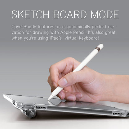 SwitchEasy CoverBuddy Pencil Holder Hard Polycarbonate Back Cover Case for Apple iPad