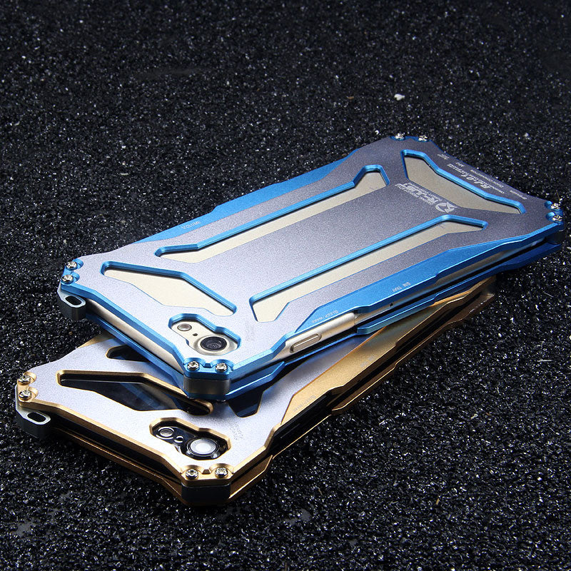 R-Just Gundam Aerospace Aluminum Contrast Color Shockproof Metal Shell Outdoor Protection Case