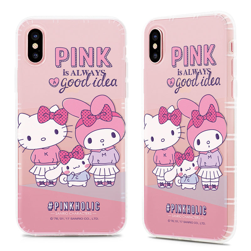 Hello Kitty Transp GARMMA Pinkholic Hello Kitty | My Melody Shockproof Air Cushion Transp ...